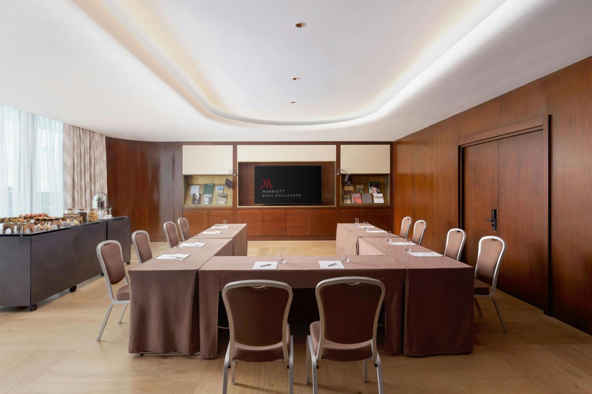 Baku Marriott Hotel Boulevard エクステリア 写真 Meeting room